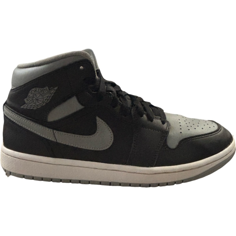 Nike Air Jordan 1 Mid Shadow Grey Black Size 10 Womens BQ6472-007